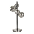Brilagi - Lámpara de mesa LED MILLA 4xG9/3W/230V cromo brillante/ahumado