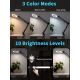 Brilagi - Lámpara de mesa LED regulable con una lupa LENS LED/12W/5V 3000/4200/6000K negro