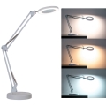 Brilagi - Lámpara de mesa LED regulable con una lupa LENS LED/12W/5V 3000/4200/6000K blanco