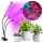 Brilagi - Lámpara de mesa LED regulable y flexible con pinza para cultivo de plantas VITABLOOM 3xLED/10W/230V negro