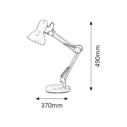 Brilagi - Lámpara de mesa LED ROMERO 1xE27/10W/230V rosa