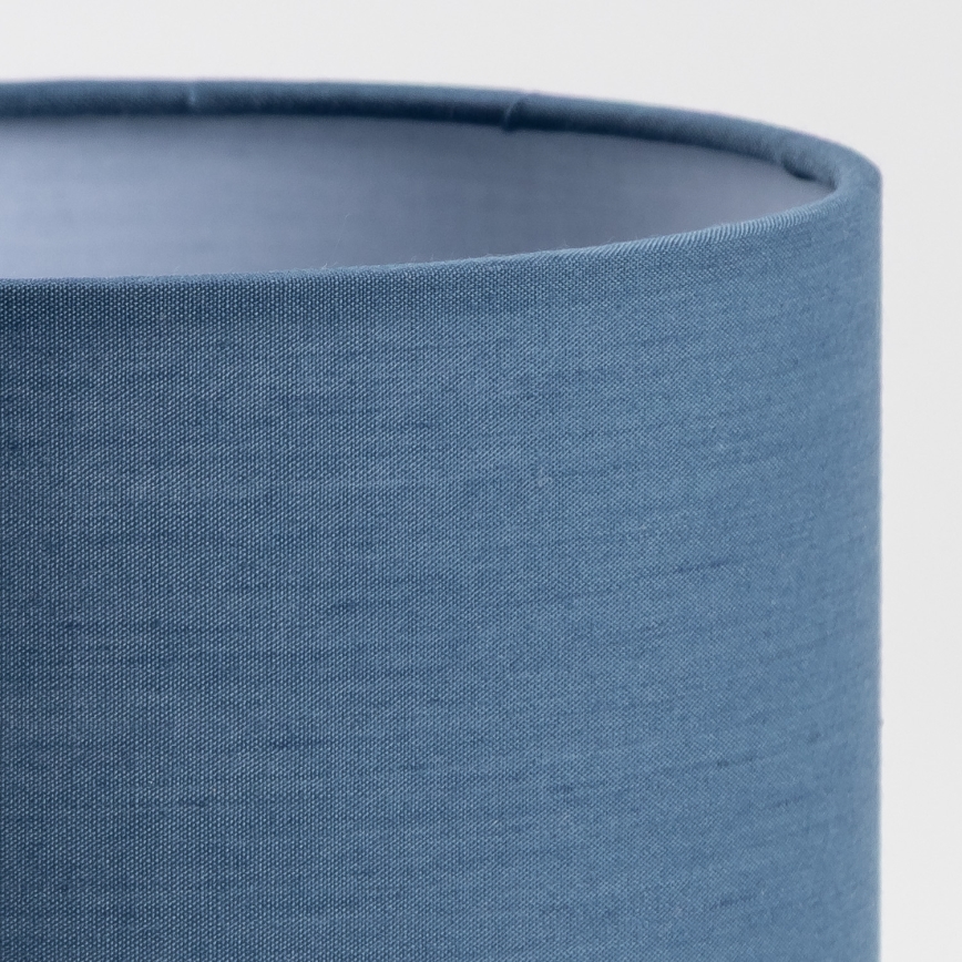 Brilagi - Lámpara de mesa NUBILA WOOD 1xE27/25W/230V roble/azul oscuro