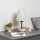 Brilagi - Lámpara de mesa NUBILA WOOD 1xE27/25W/230V roble/blanco