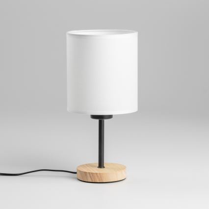 Brilagi - Lámpara de mesa NUBILA WOOD 1xE27/25W/230V roble/negro