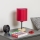 Brilagi - Lámpara de mesa NUBILA WOOD 1xE27/25W/230V roble/rojo pompeyano
