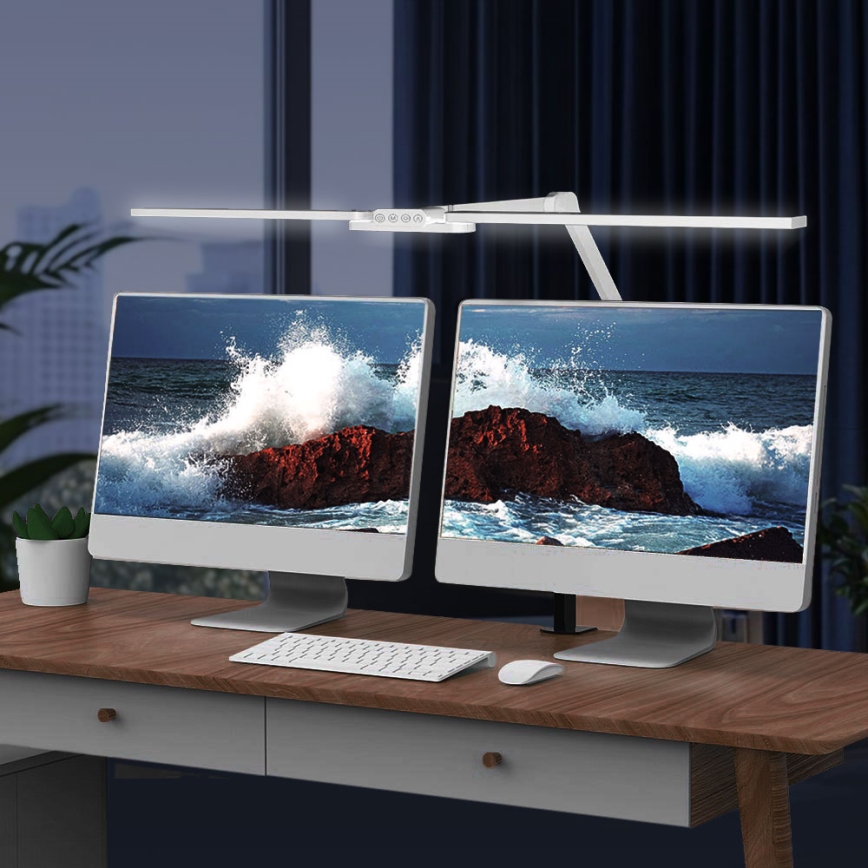 Brilagi - Lámpara de mesa LED flexible táctil regulable VARIO LED/24W/230V 3000-6500K CRI 92 blanco