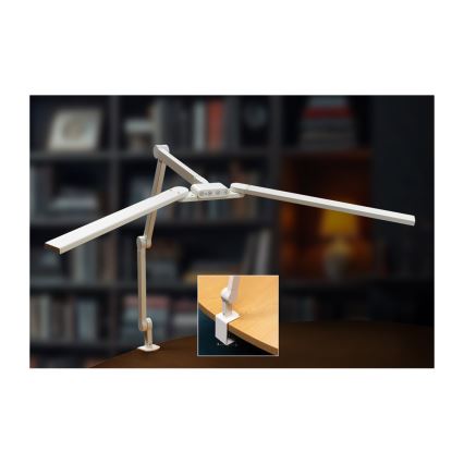 Brilagi - Lámpara de mesa LED flexible táctil regulable VARIO LED/24W/230V 3000-6500K CRI 92 blanco