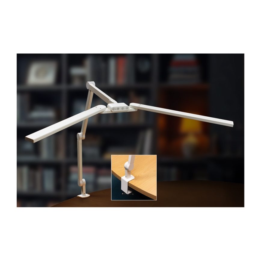 Brilagi - Lámpara de mesa LED flexible táctil regulable VARIO LED/24W/230V 3000-6500K CRI 92 blanco