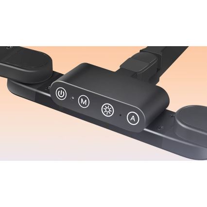 Brilagi - Lámpara de mesa LED flexible táctil regulable VARIO LED/24W/230V 3000-6500K CRI 92 negro