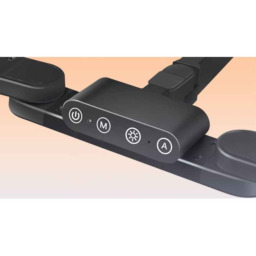 Brilagi - Lámpara de mesa LED flexible táctil regulable VARIO LED/24W/230V 3000-6500K CRI 92 negro