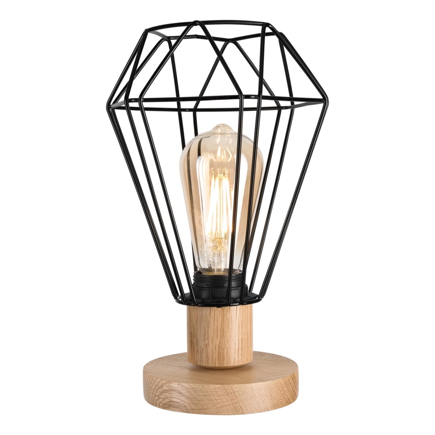 Brilagi - Lámpara de mesa WOODY BASKET 1xE27/60W/230V roble