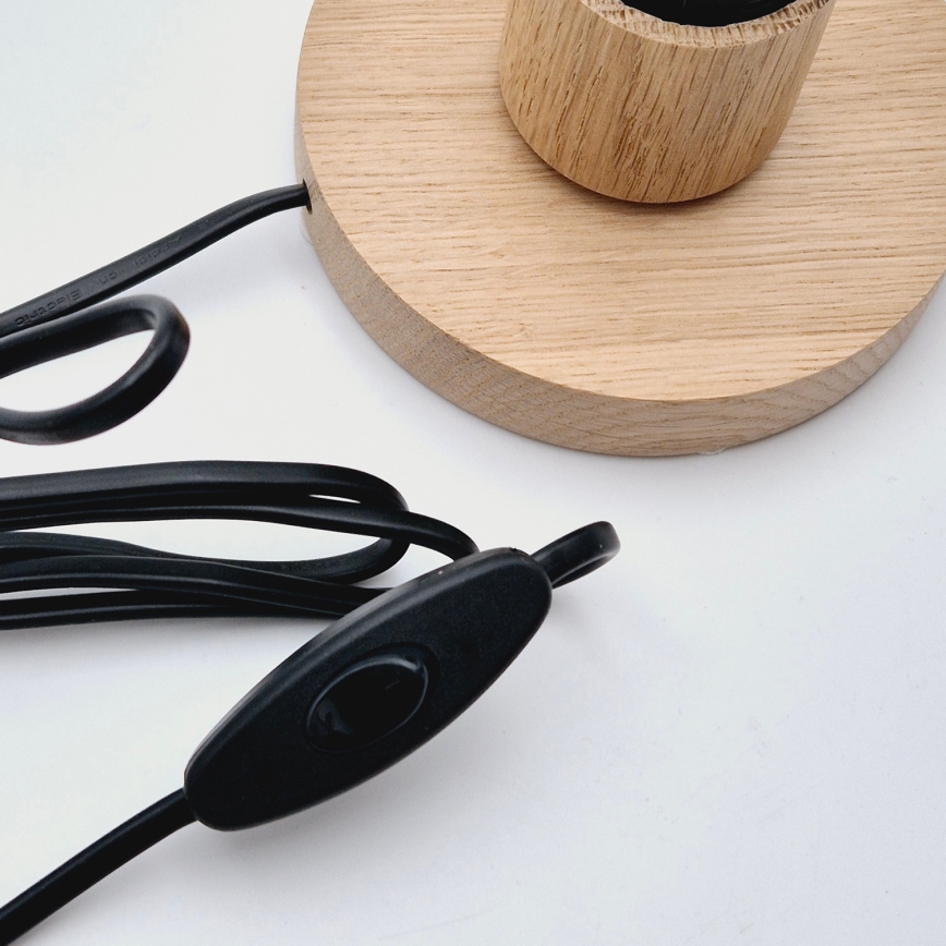 Brilagi - Lámpara de mesa WOODY BASKET 1xE27/60W/230V roble