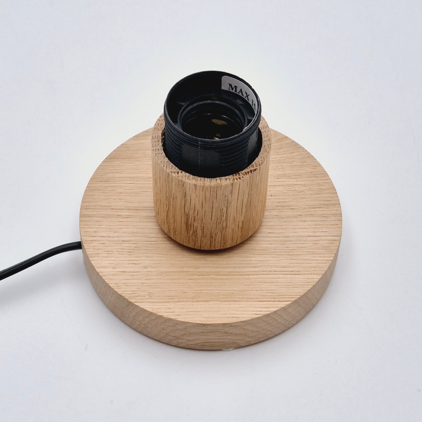Brilagi - Lámpara de mesa WOODY BASKET 1xE27/60W/230V roble