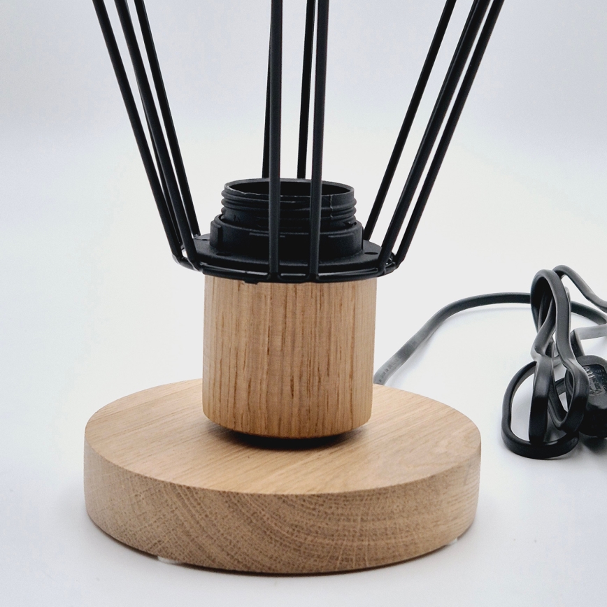 Brilagi - Lámpara de mesa WOODY BASKET 1xE27/60W/230V roble