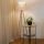 Brilagi - Lámpara de pie DENVER LUNETA 1xE27/15W/230V beige/marrón/color crema