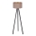 Brilagi - Lámpara de pie VELVET 1xE27/60W/230V negro/beige