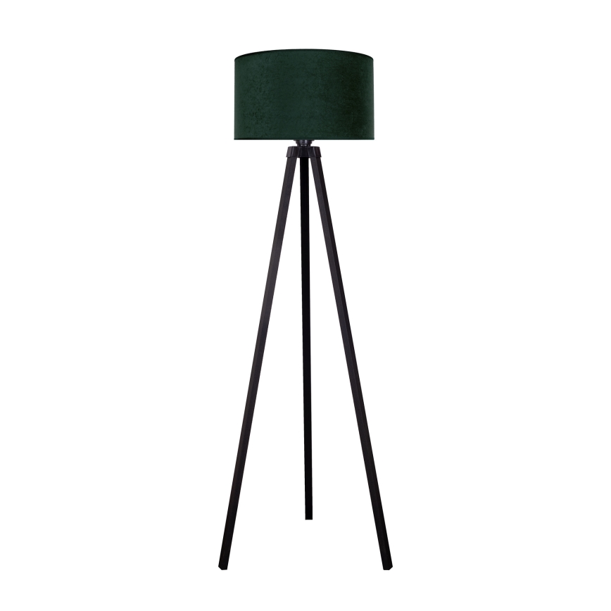 Brilagi - Lámpara de pie VELVET 1xE27/60W/230V negro/verde