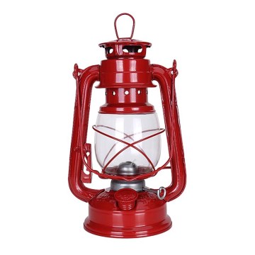 Brilagi - Lámpara de queroseno LANTERN 24,5 cm rojo