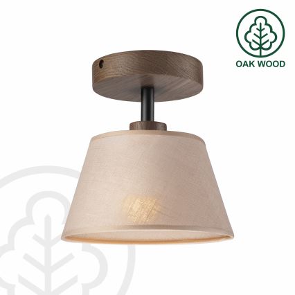 Brilagi - Lámpara de techo ANTHONY 1xE14/60W/230V roble/beige