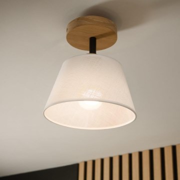 Brilagi - Lámpara de techo ANTHONY 1xE14/60W/230V roble/blanco