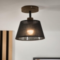 Brilagi - Lámpara de techo ANTHONY 1xE14/60W/230V roble/negro