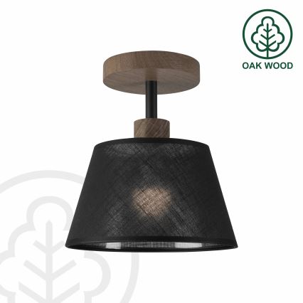 Brilagi - Lámpara de techo ANTHONY 1xE14/60W/230V roble/negro
