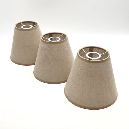 Brilagi - Lámpara de techo ANTHONY 3xE14/40W/230V roble/beige