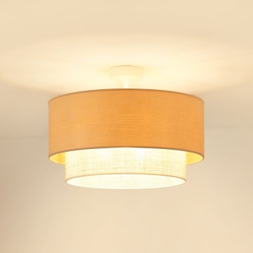 Brilagi - Lámpara de techo ARIZONA BOHO 1xE27/15W/230V diá. 45 cm color crema/beige