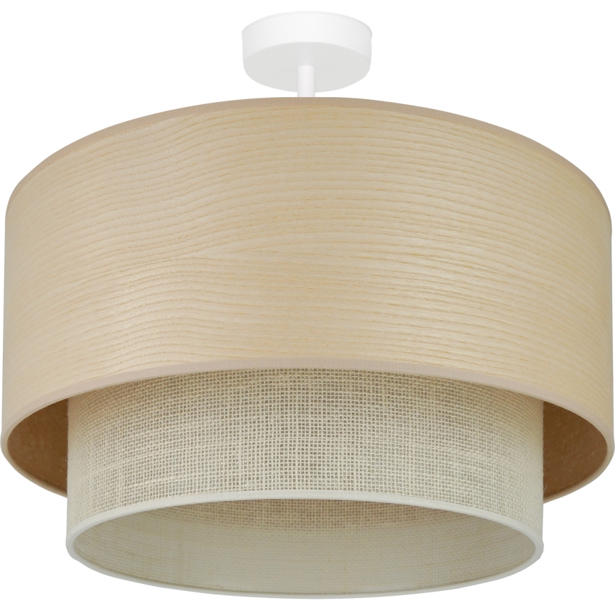 Brilagi - Lámpara de techo ARIZONA BOHO 1xE27/15W/230V diá. 45 cm color crema/beige