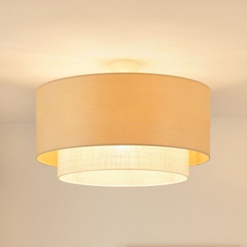 Brilagi - Lámpara de techo ARIZONA BOHO 1xE27/15W/230V diá. 60 cm beige