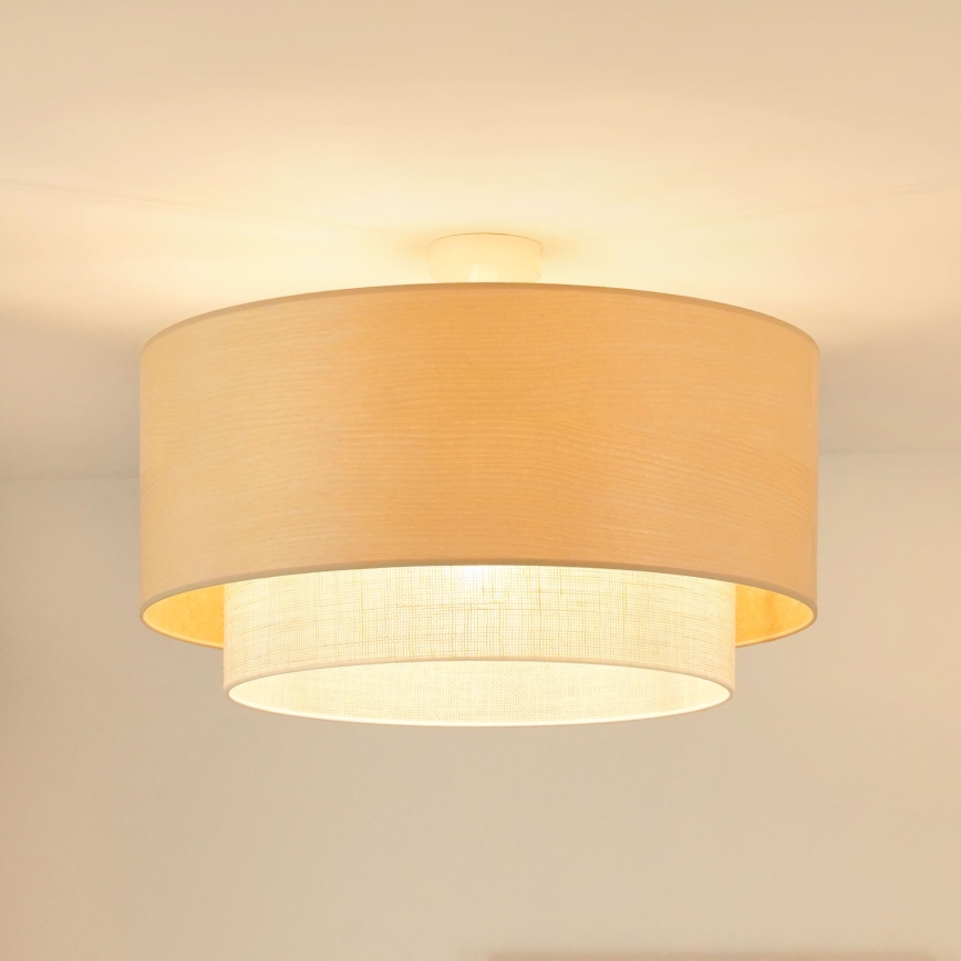 Brilagi - Lámpara de techo ARIZONA BOHO 1xE27/15W/230V diá. 60 cm beige