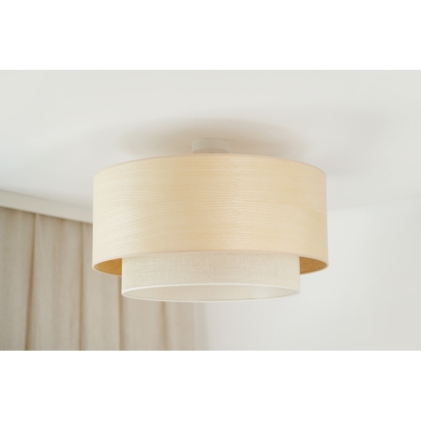 Brilagi - Lámpara de techo ARIZONA BOHO 1xE27/15W/230V diá. 60 cm beige