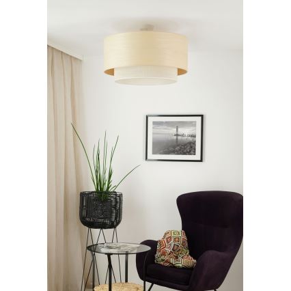 Brilagi - Lámpara de techo ARIZONA BOHO 1xE27/15W/230V diá. 60 cm beige