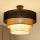 Brilagi - Lámpara de techo ASPEN LUNETA 1xE27/15W/230V diá. 45 cm negro/beige/color crema