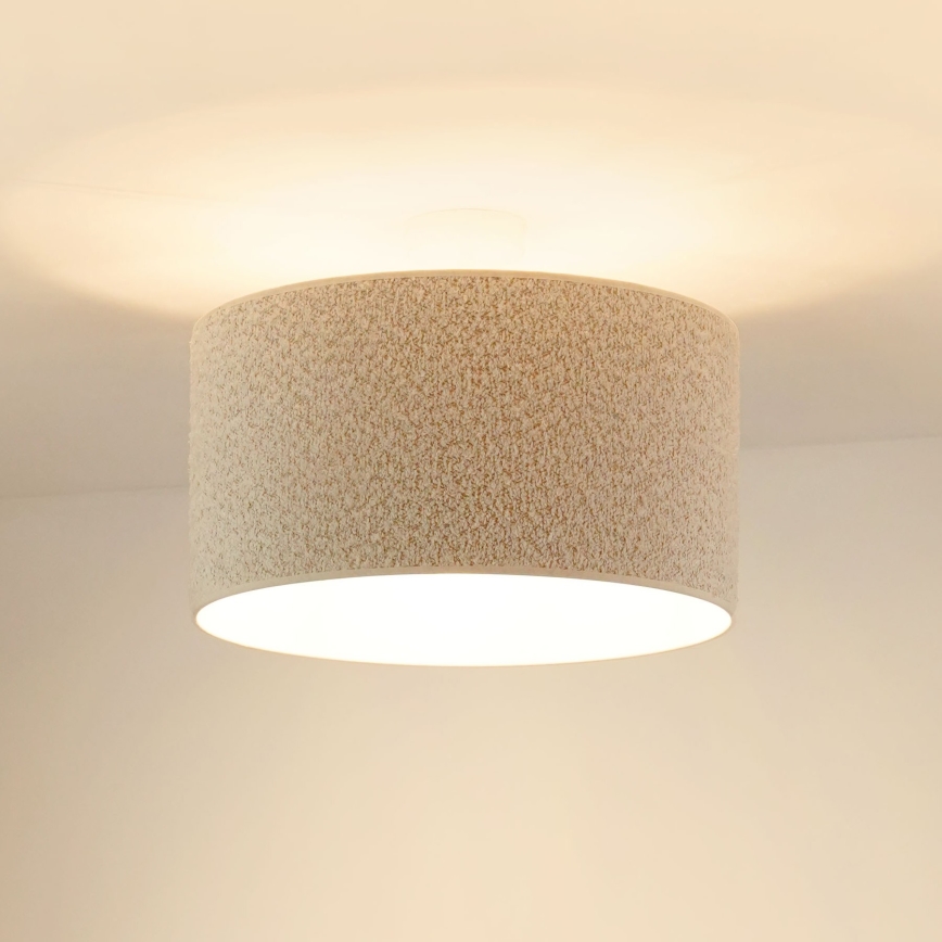 Brilagi - Lámpara de techo BOUCLE ROLLER 1xE27/15W/230V diá. 45 cm color crema