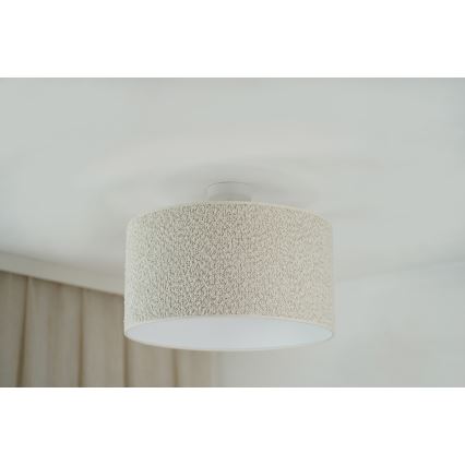 Brilagi - Lámpara de techo BOUCLE ROLLER 1xE27/15W/230V diá. 45 cm color crema