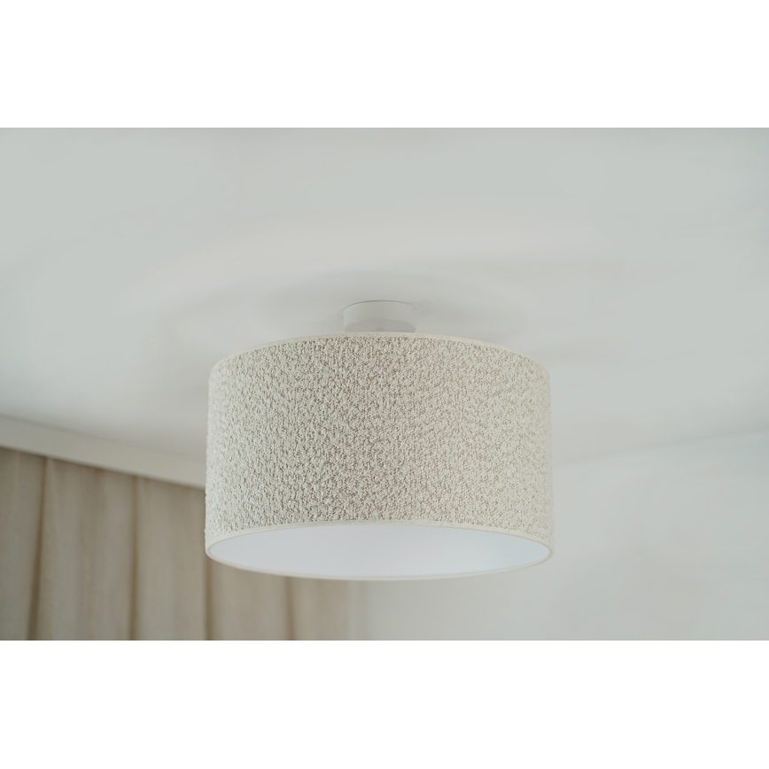 Brilagi - Lámpara de techo BOUCLE ROLLER 1xE27/15W/230V diá. 45 cm color crema