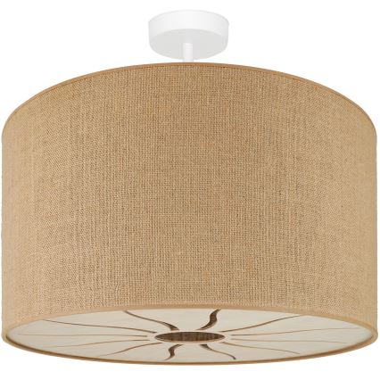 Brilagi - Lámpara de techo COUNTRY ROLLER 1xE27/15W/230V diá. 45 cm beige