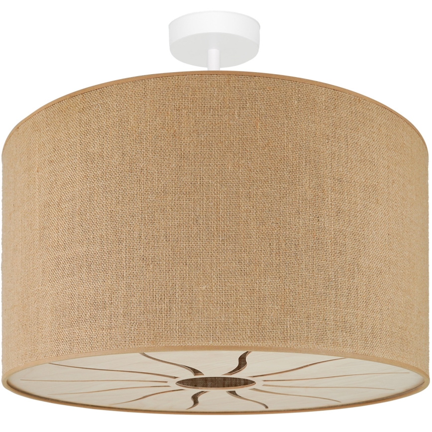 Brilagi - Lámpara de techo COUNTRY ROLLER 1xE27/15W/230V diá. 45 cm beige