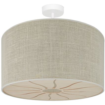 Brilagi - Lámpara de techo COUNTRY ROLLER 1xE27/15W/230V diá. 45 cm color crema