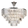 Brilagi - Lámpara de techo CRYSTAL 5xE14/40W/230V cromo brillante
