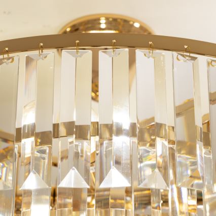 Brilagi - Lámpara de techo CRYSTAL 5xE14/40W/230V dorado