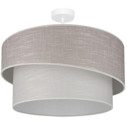 Brilagi - Lámpara de techo DOVER SHINE 1xE27/15W/230V diá. 50 cm gris/color crema