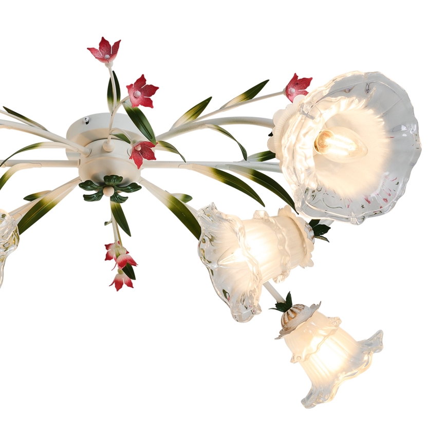 Brilagi - Lámpara de techo FLORA 6xE14/60W/230V