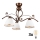 Brilagi - Lámpara de techo LED ANTICO 3xE27/60W/230V pátina de bronce