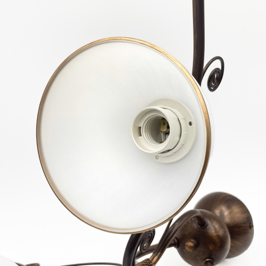 Brilagi - Lámpara de techo LED ANTICO 3xE27/60W/230V pátina de bronce
