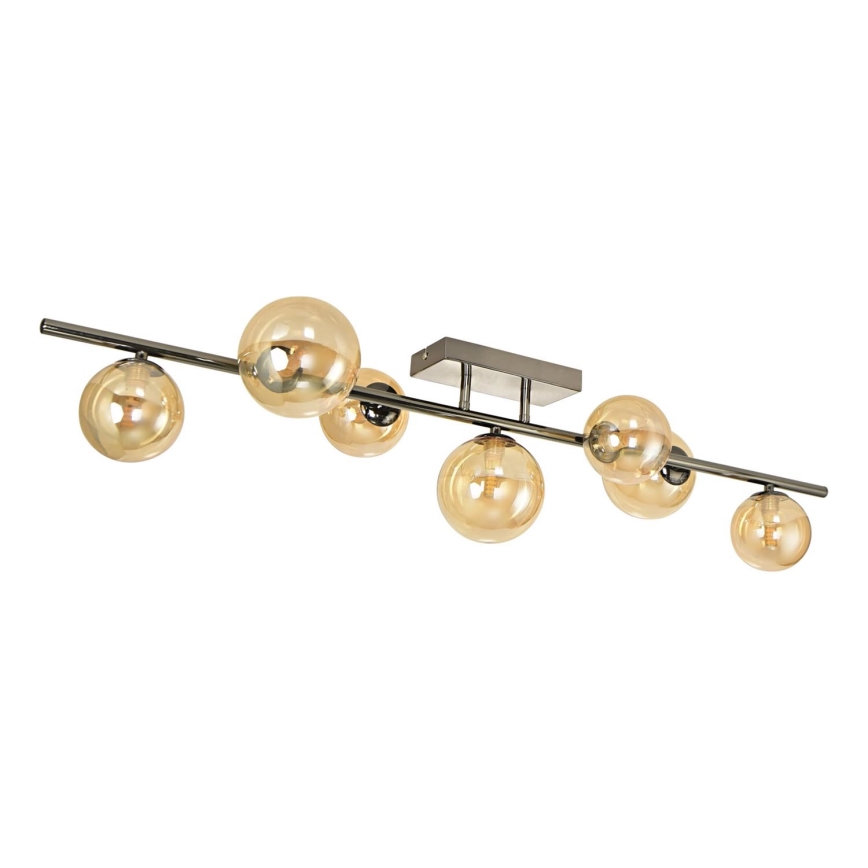 Brilagi - Lámpara de techo LED MILLA 7xG9/3W/230V cromo brillante/dorado