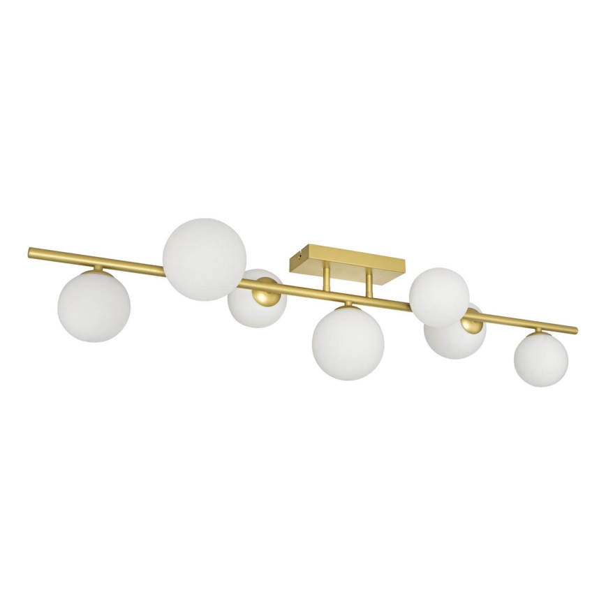 Brilagi - Lámpara de techo LED MILLA 7xG9/3W/230V dorado/blanco