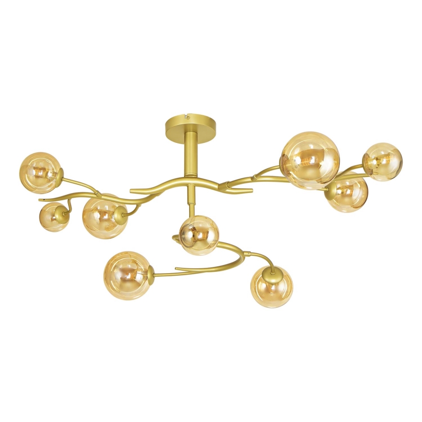 Brilagi - Lámpara de techo LED MISTEL 9xG9/3W/230V dorado