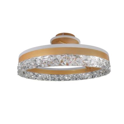 Brilagi - Lámpara de techo LED regulable LED/86W/230V 3000-6500K dorado + control remoto
